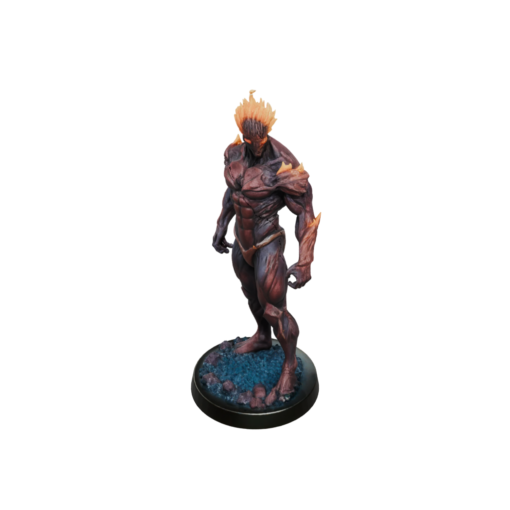 Galaxy Scene Fire Elemental Titan