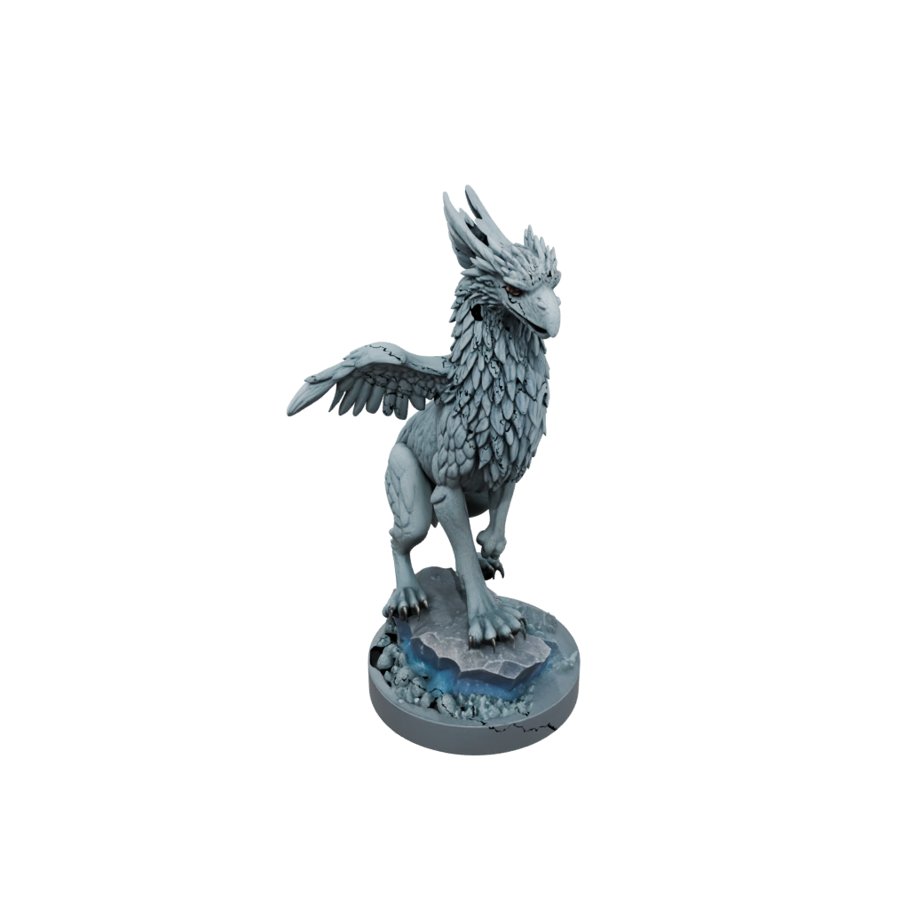 Galaxy Scene Griffin Statue