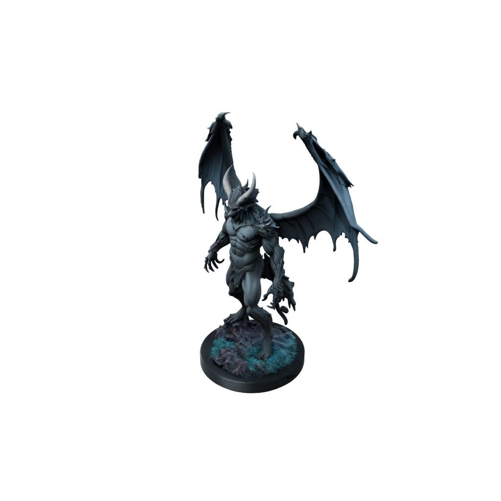 Galaxy Scene Winged Demon Lord