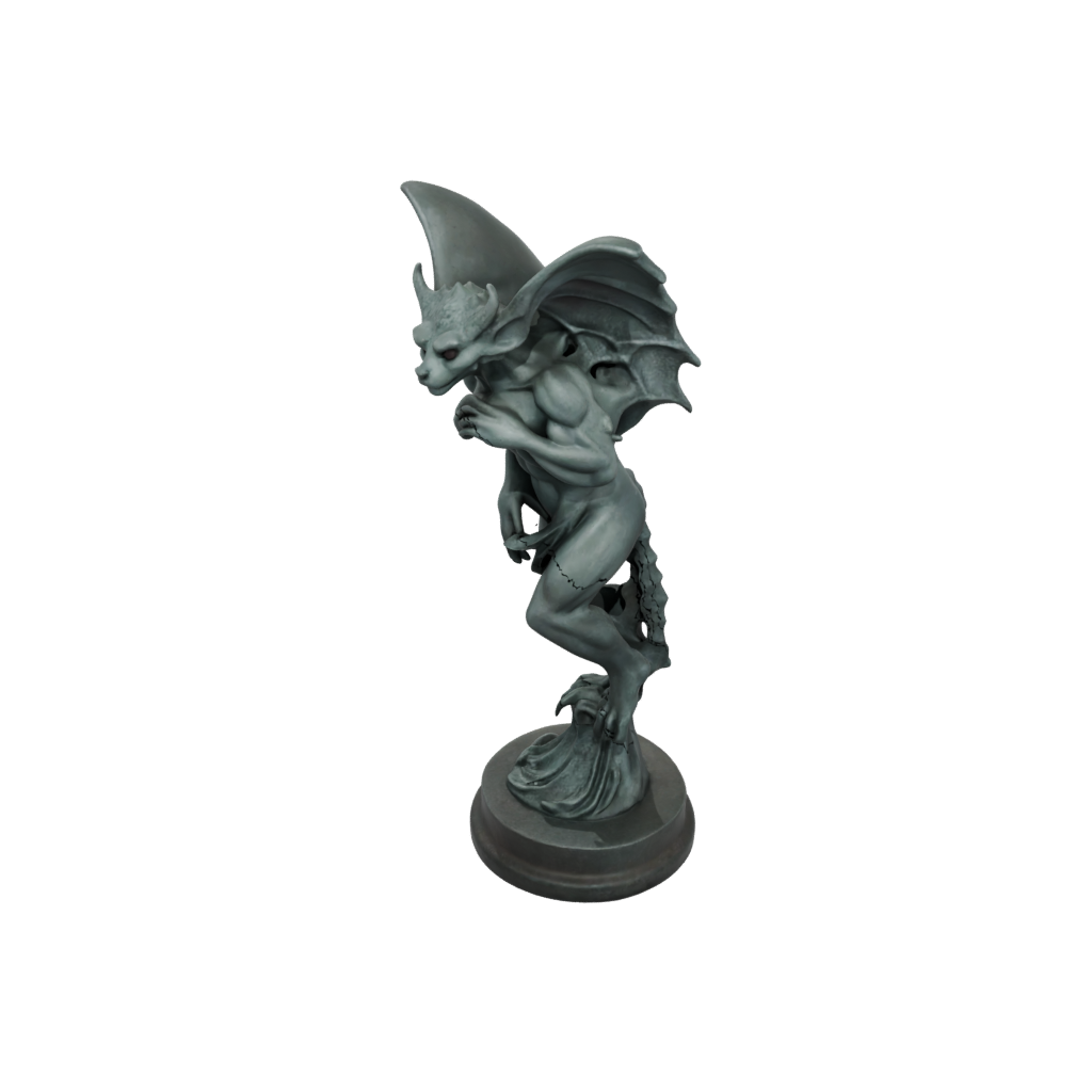 Galaxy Gargoyle On Pedestal