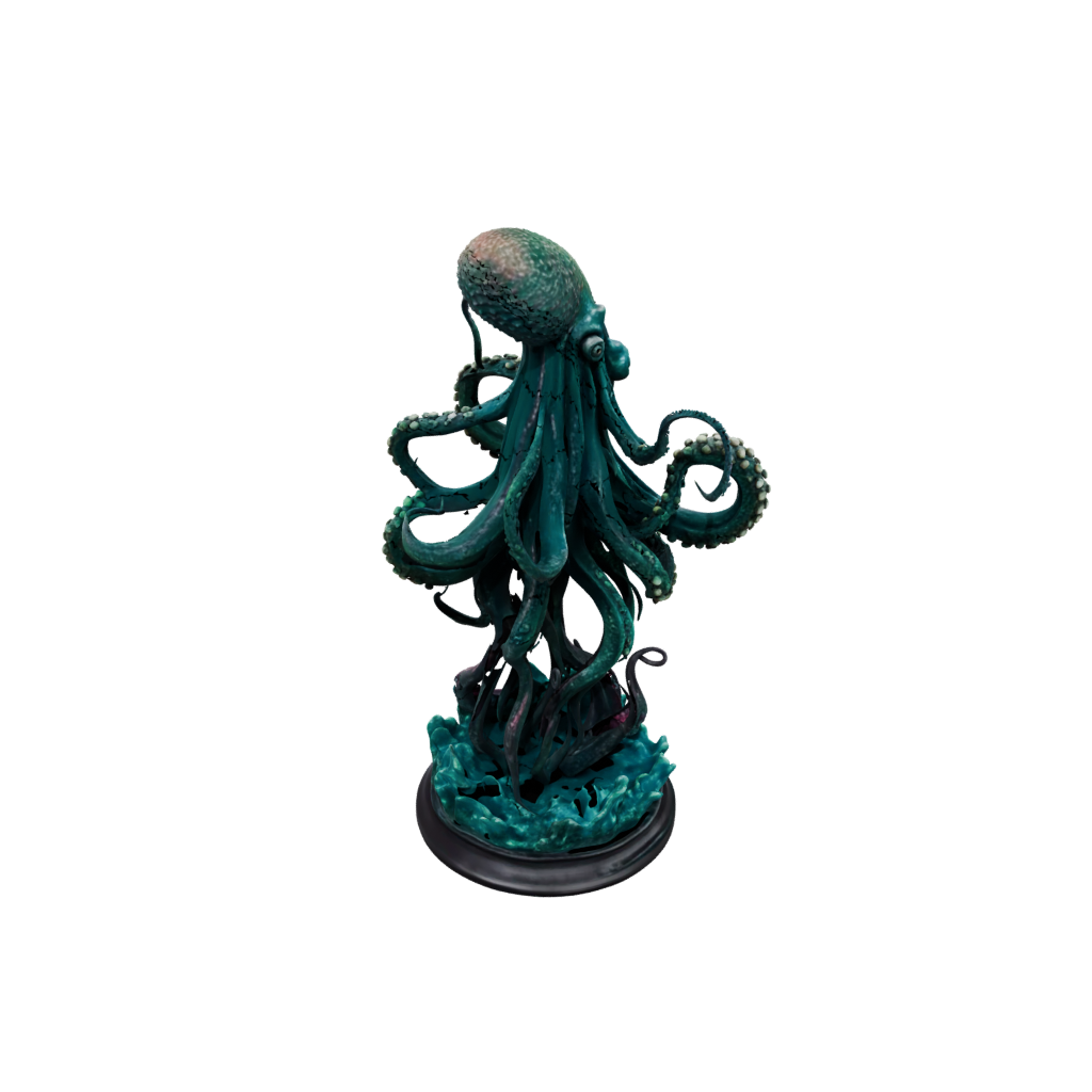 Galaxy Kraken Tentacle Sculpture