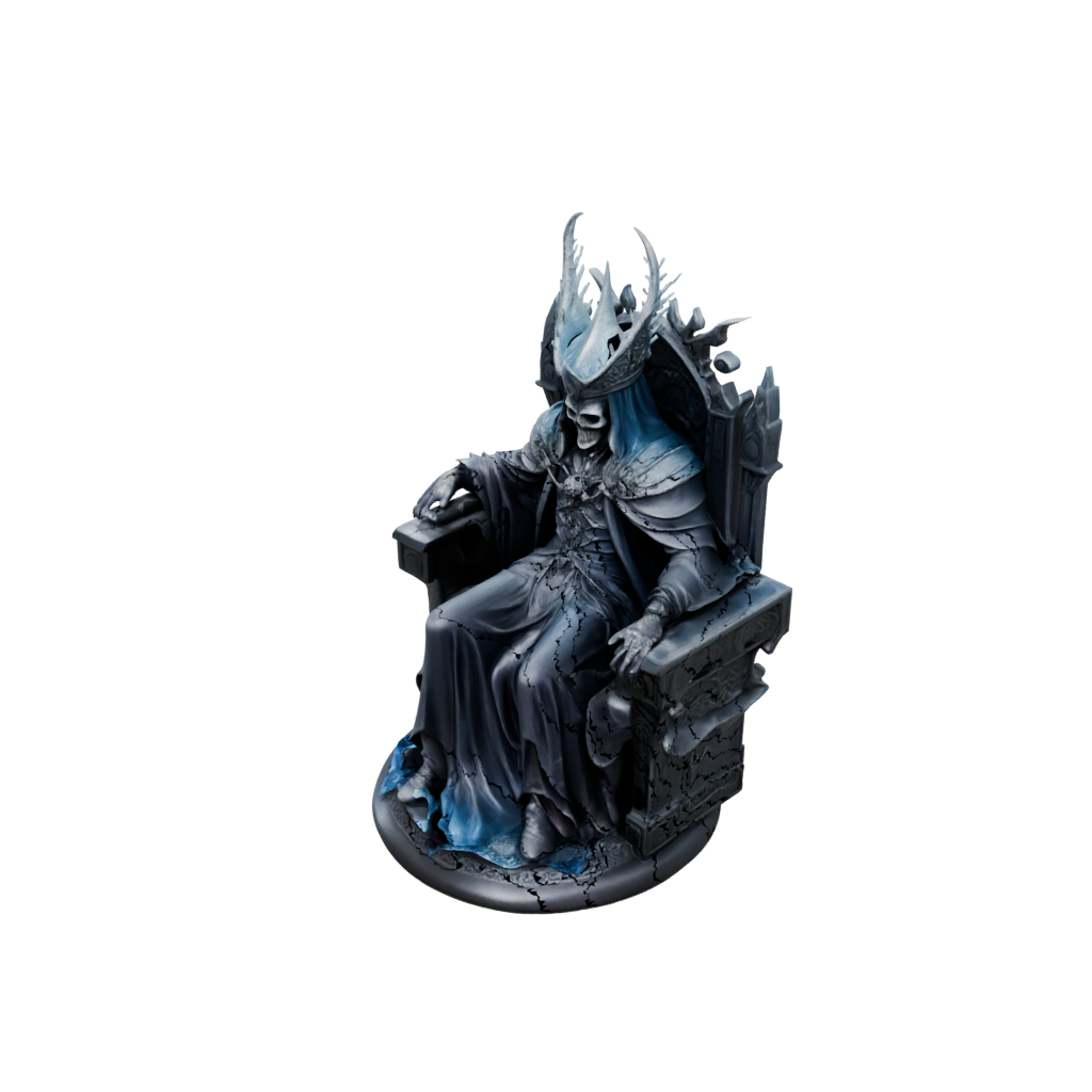 Galaxy Lich On Throne
