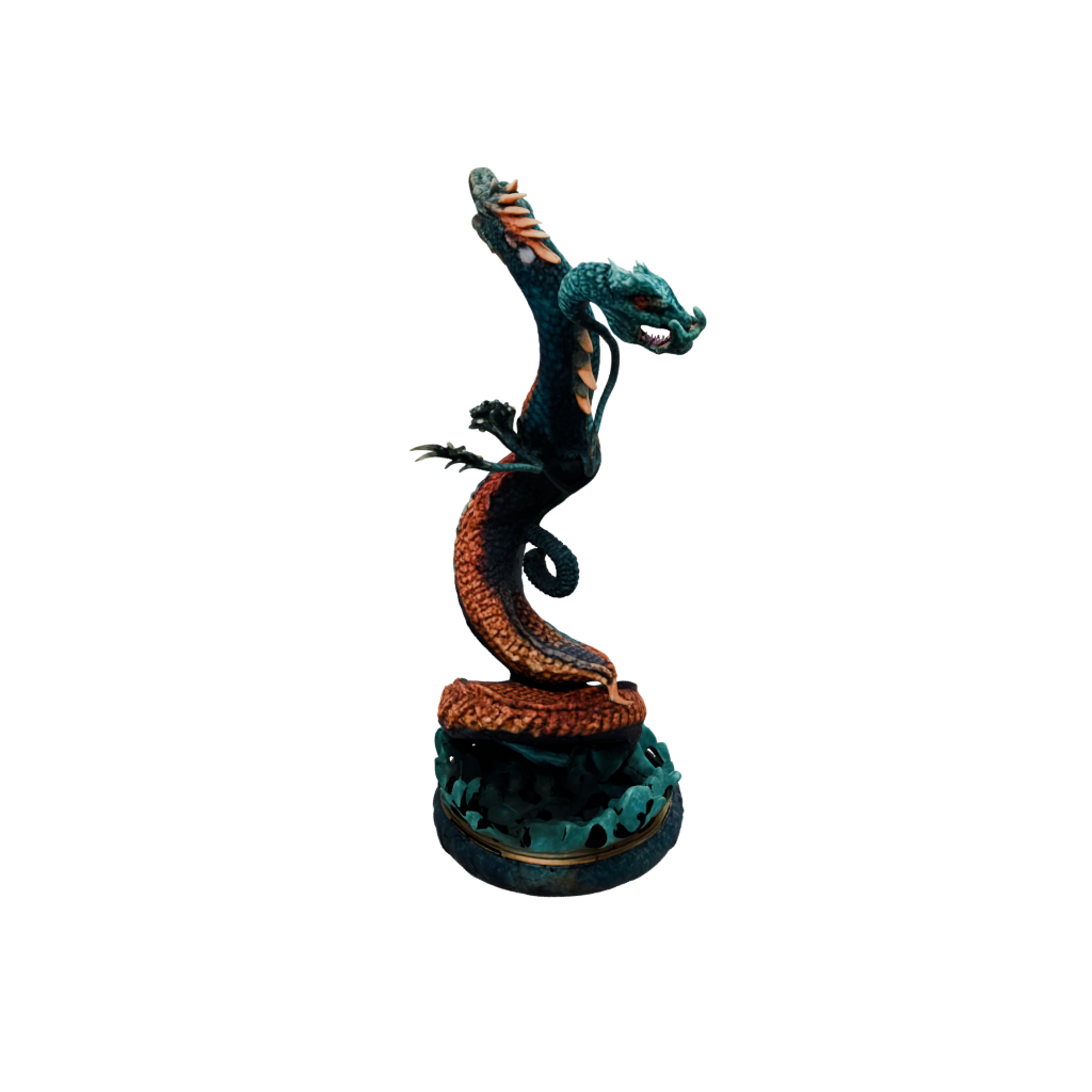 Galaxy Sea Serpent Coiled Upright
