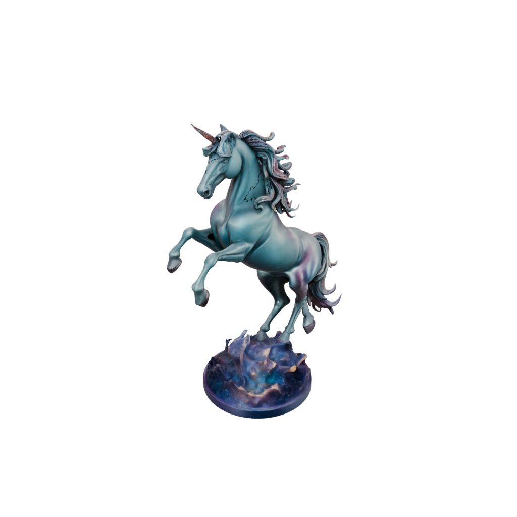 Galaxy Unicorn Rearing Figure