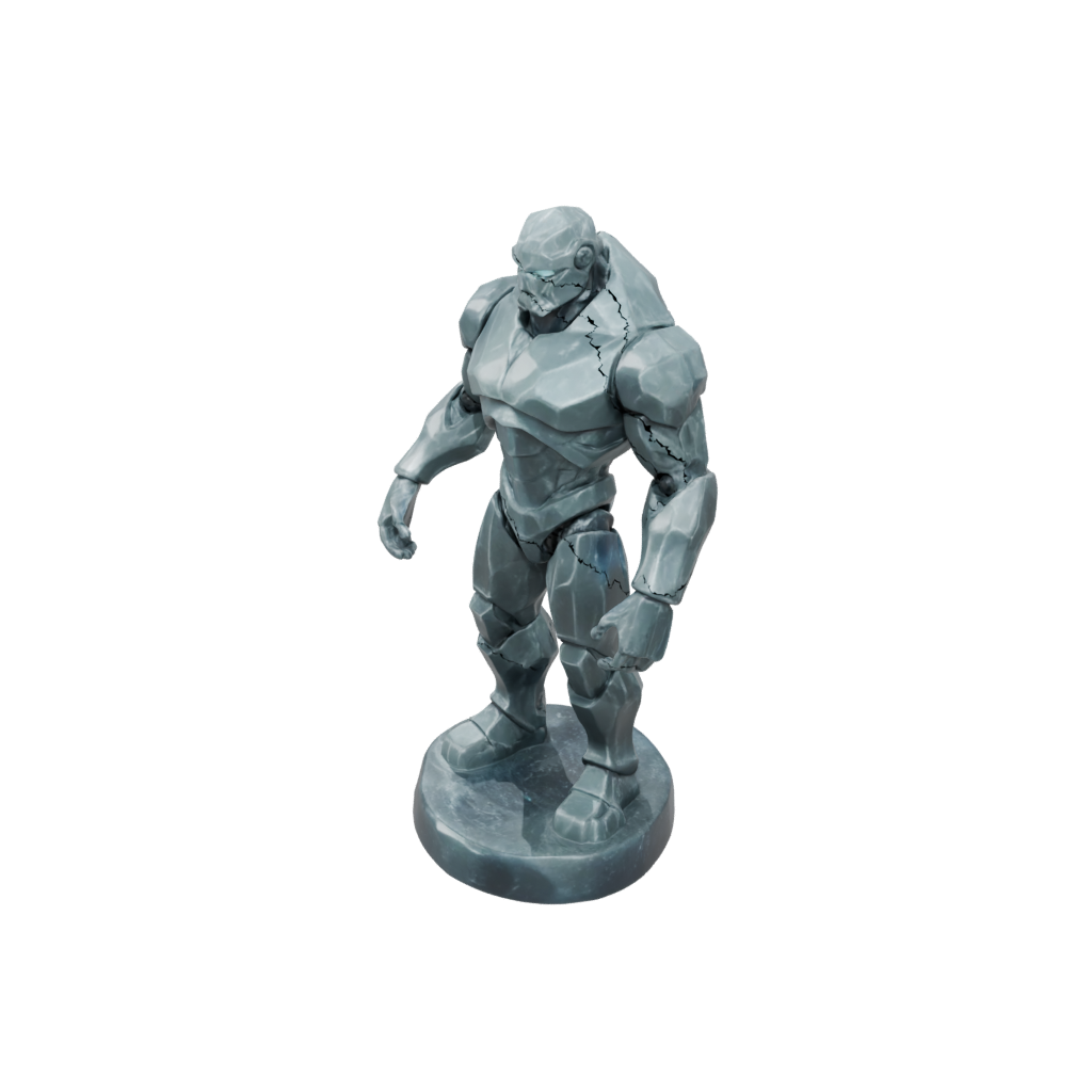 Galaxy Relief Crystal Golem