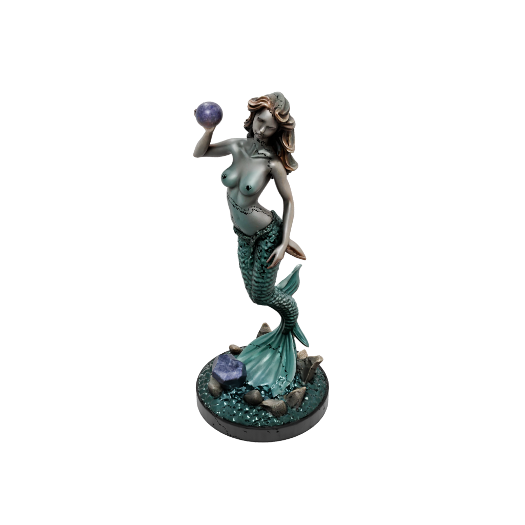 Galaxy Relief Mermaid On A Rock