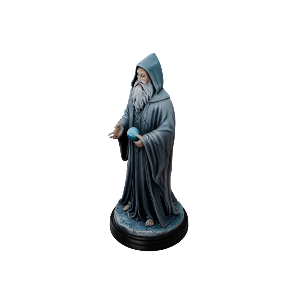 Galaxy Relief Wise Wizard Figure