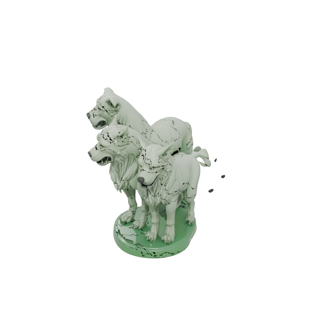 Glow Bust Cerberus Three-Headed Hound