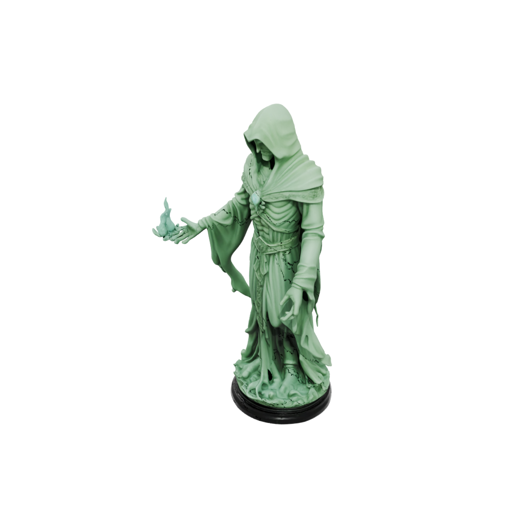 Glow Bust Dark Sorcerer Figurine