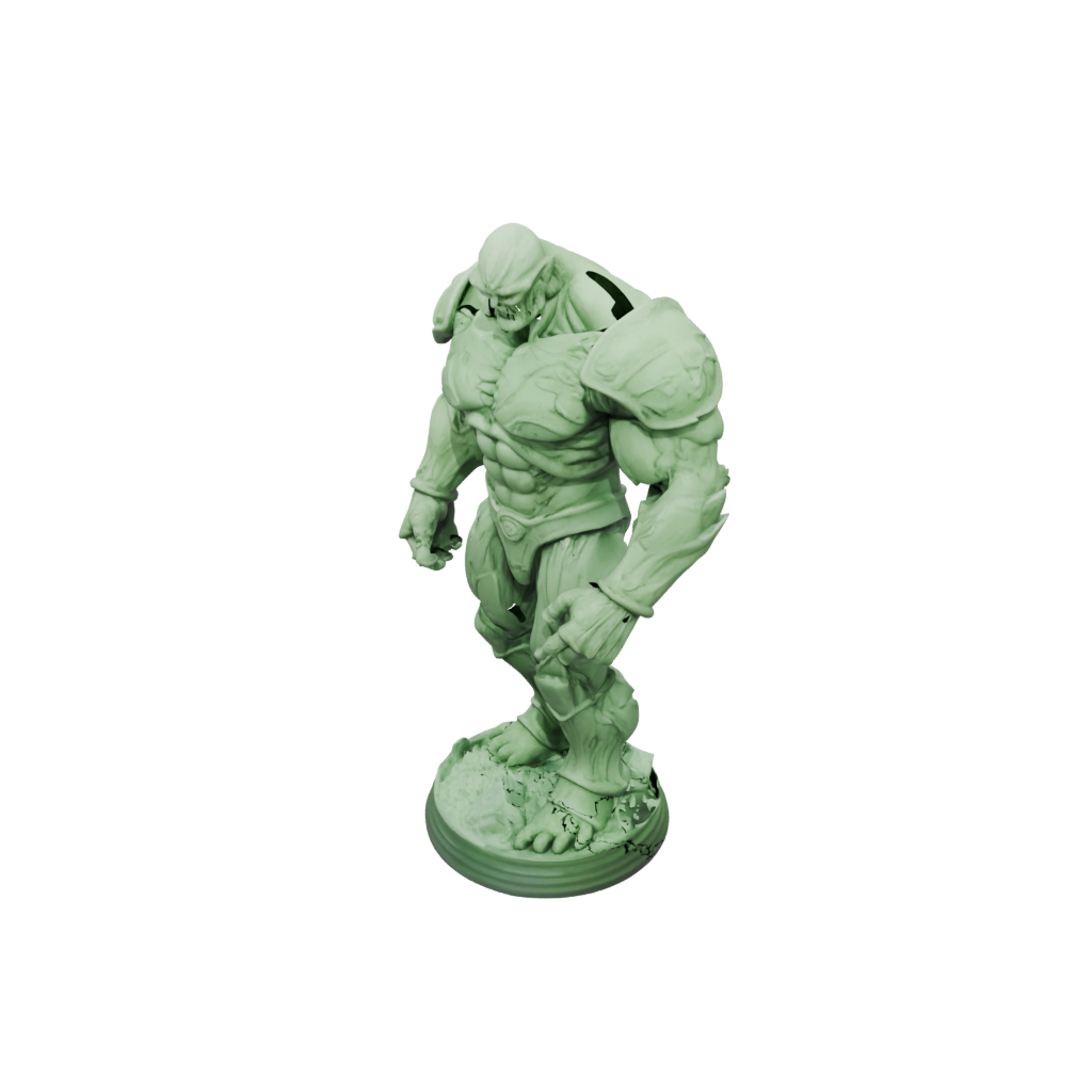 Glow Bust Earth Golem Colossus
