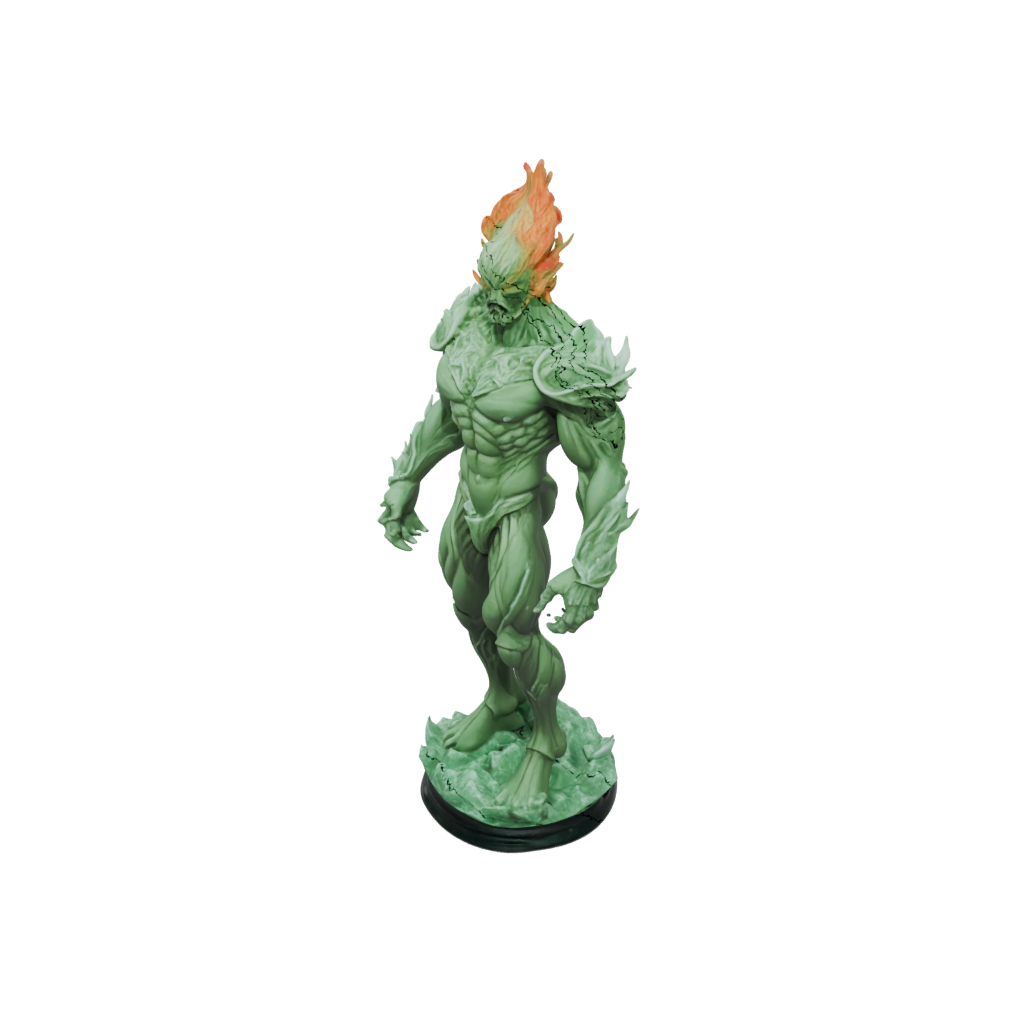 Glow Bust Fire Elemental Titan