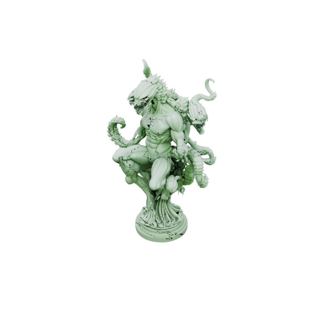 Glow Bust Hydra Multi-Headed