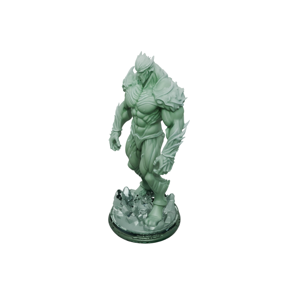 Glow Bust Ice Elemental Titan