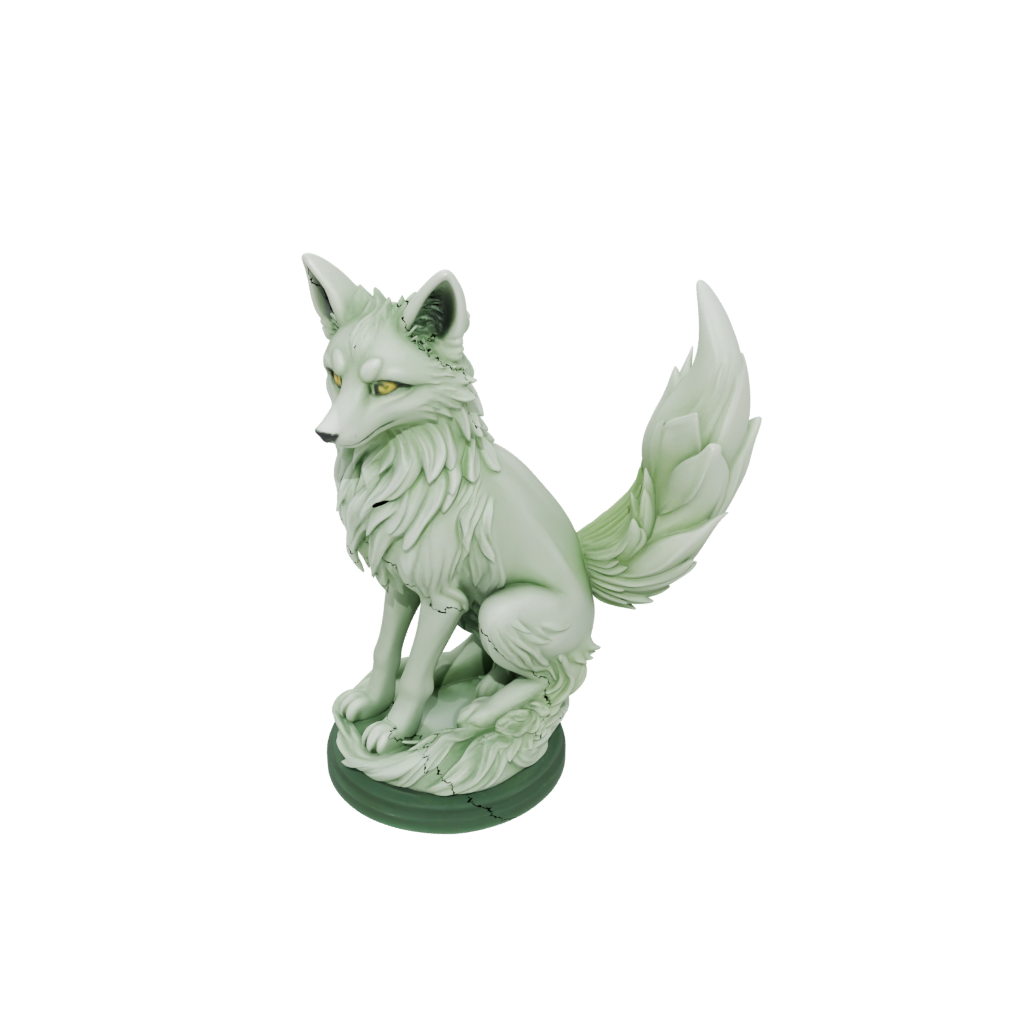 Glow Bust Kitsune Nine-Tail Fox