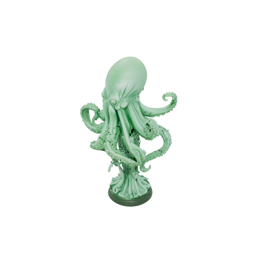 Glow Bust Kraken Tentacle Sculpture