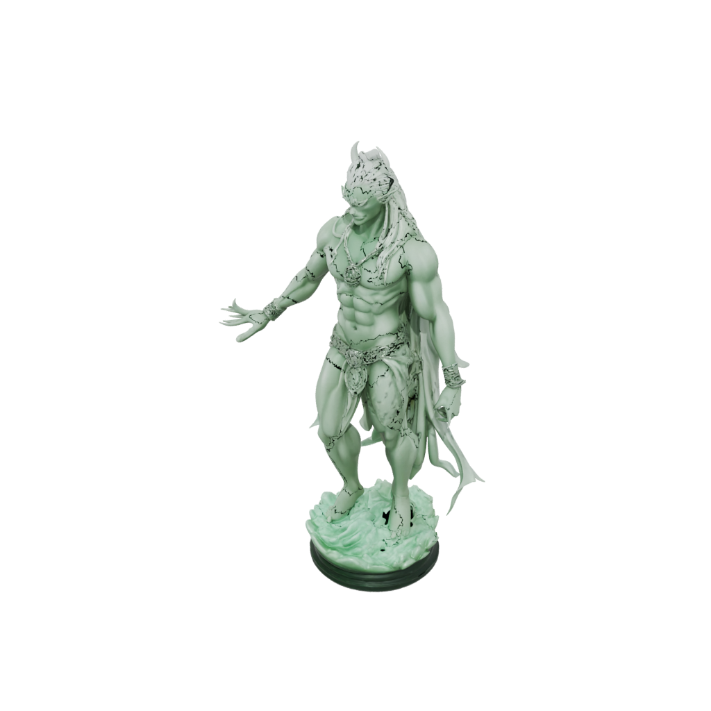 Glow Bust Storm Djinn