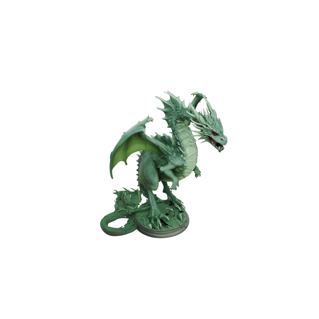 Glow Bust Swamp Dragon