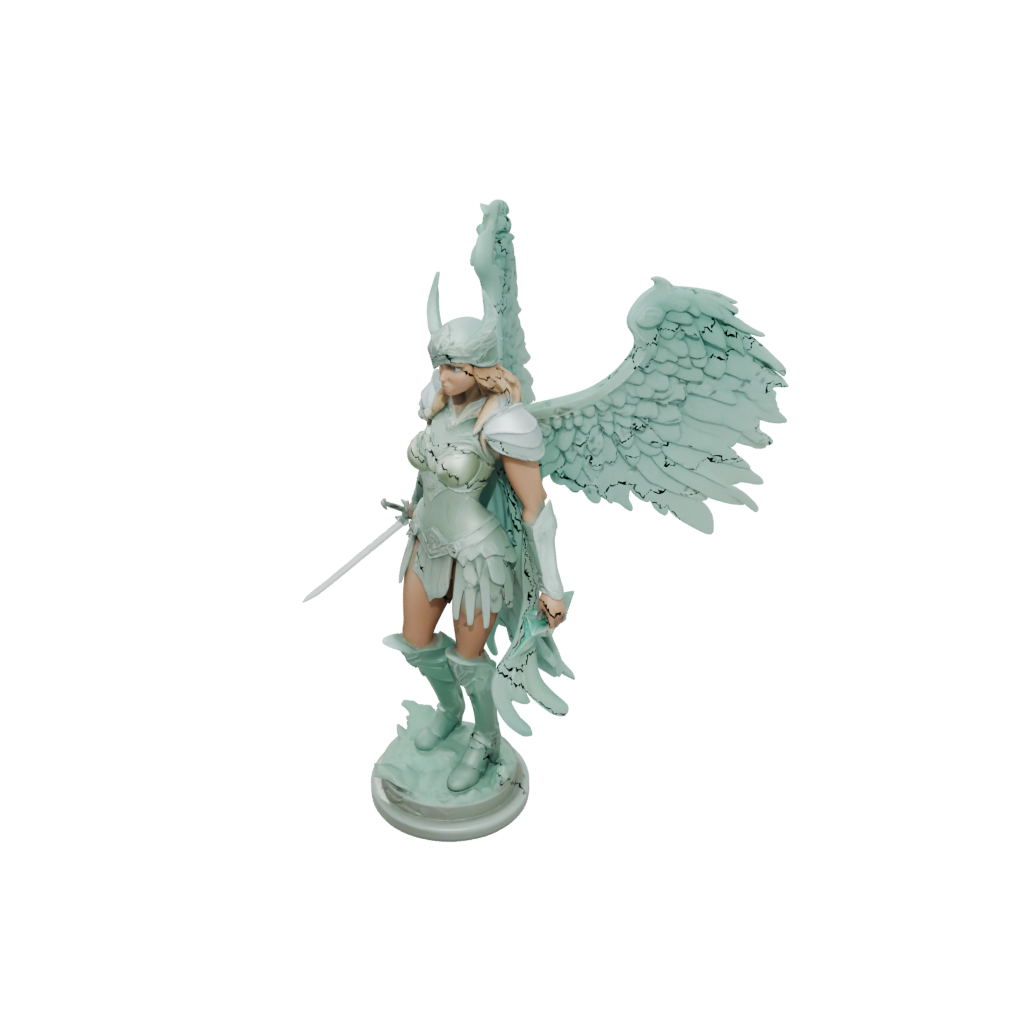 Glow Bust Valkyrie Warrior Figure