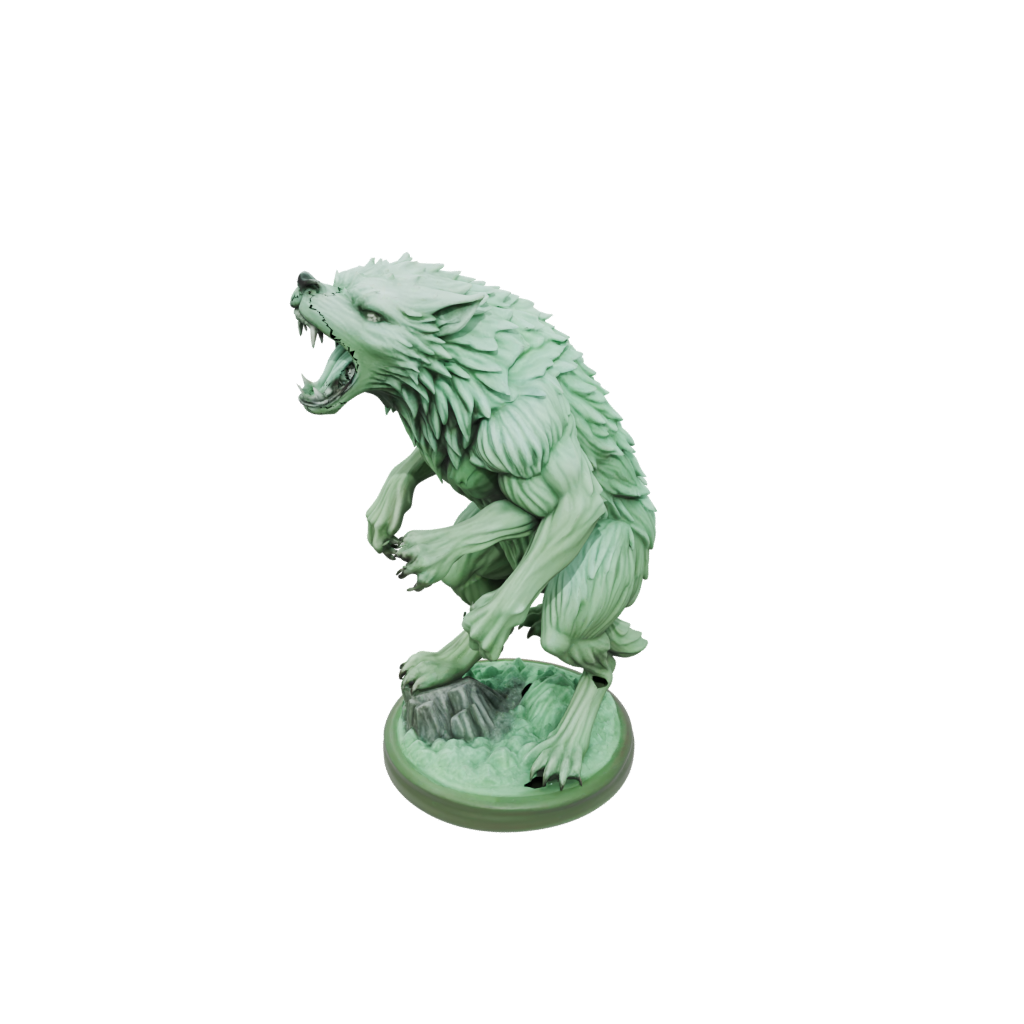 Glow Bust Werewolf Mid-Howl