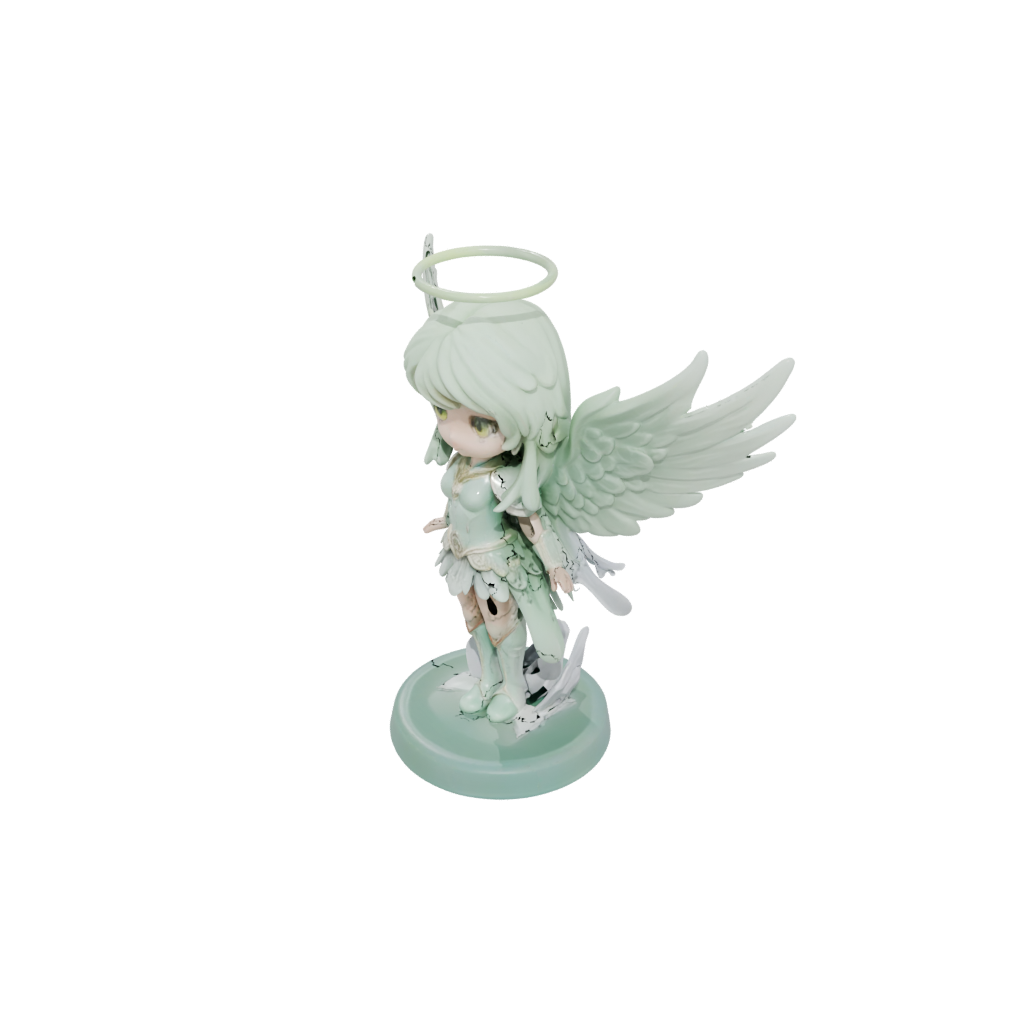 Glow Chibi Celestial Angel Warrior