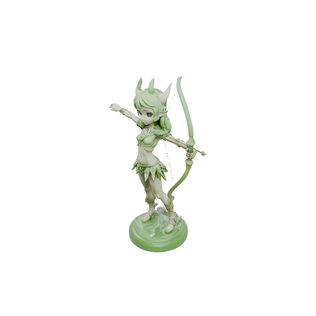 Glow Chibi Centaur Archer