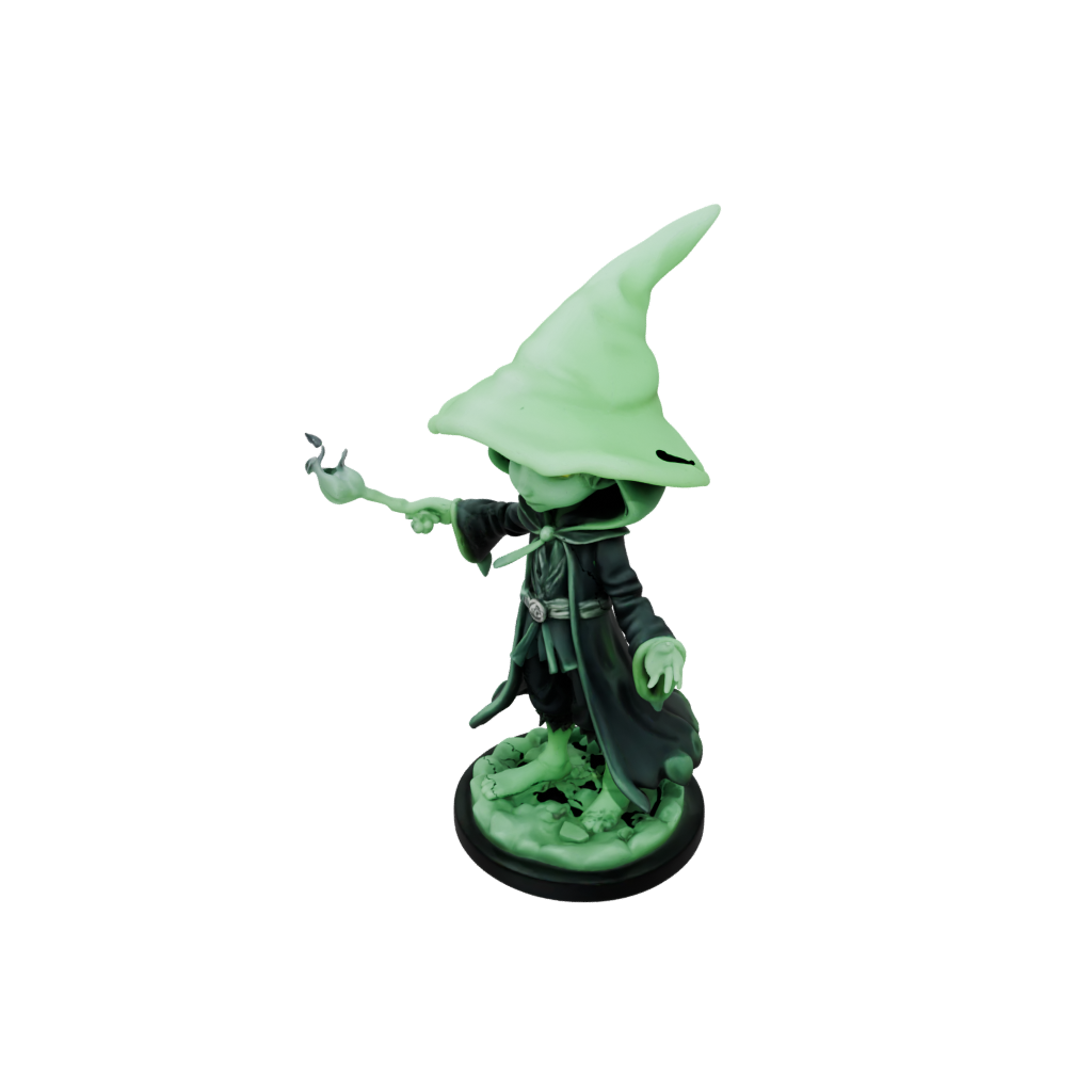 Glow Chibi Dark Sorcerer Figurine