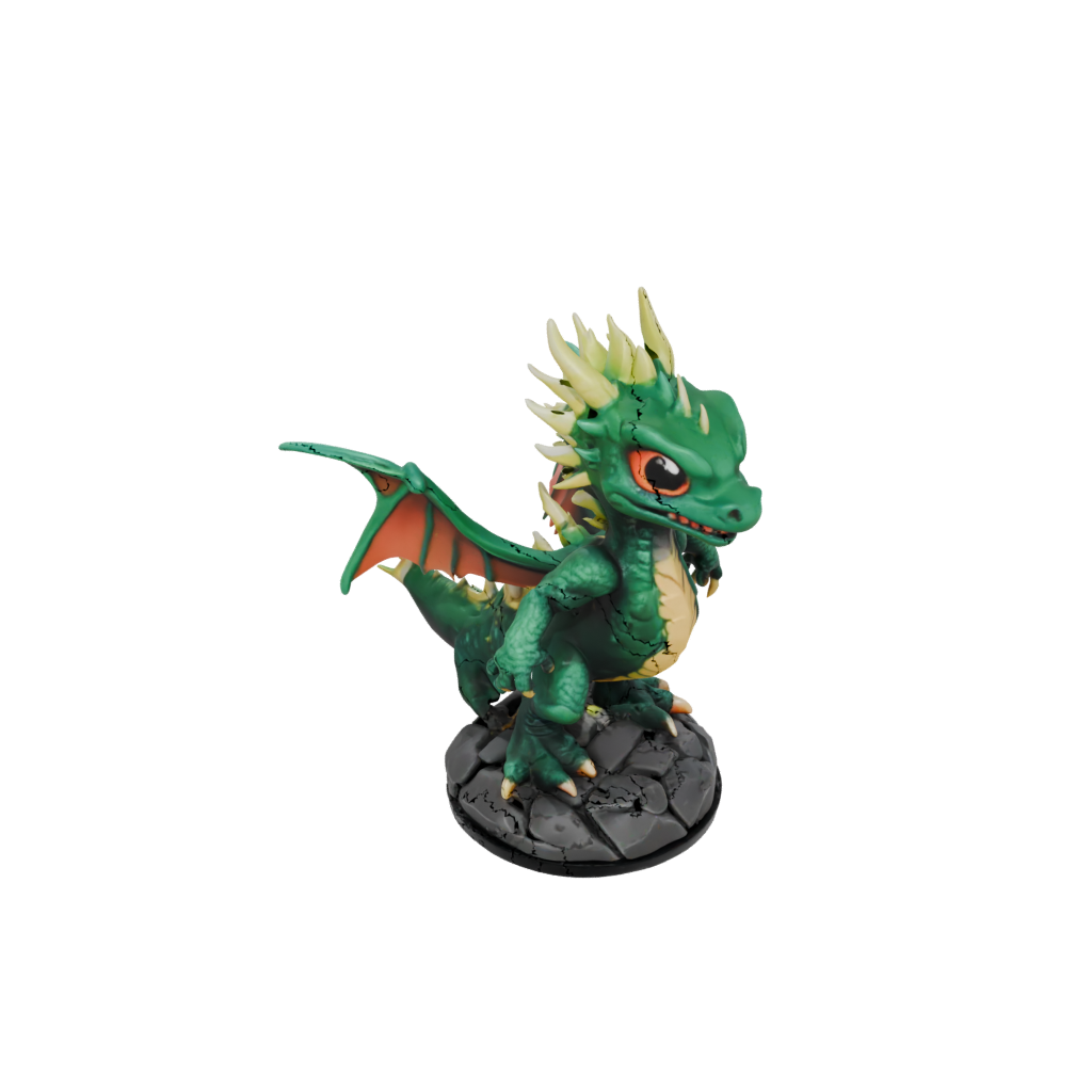 Glow Chibi Lava Drake