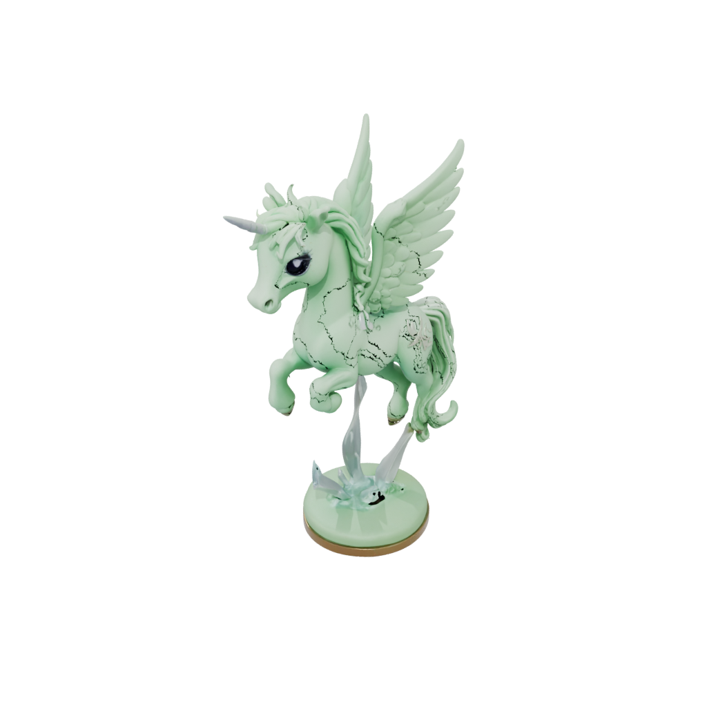 Glow Chibi Pegasus Rearing