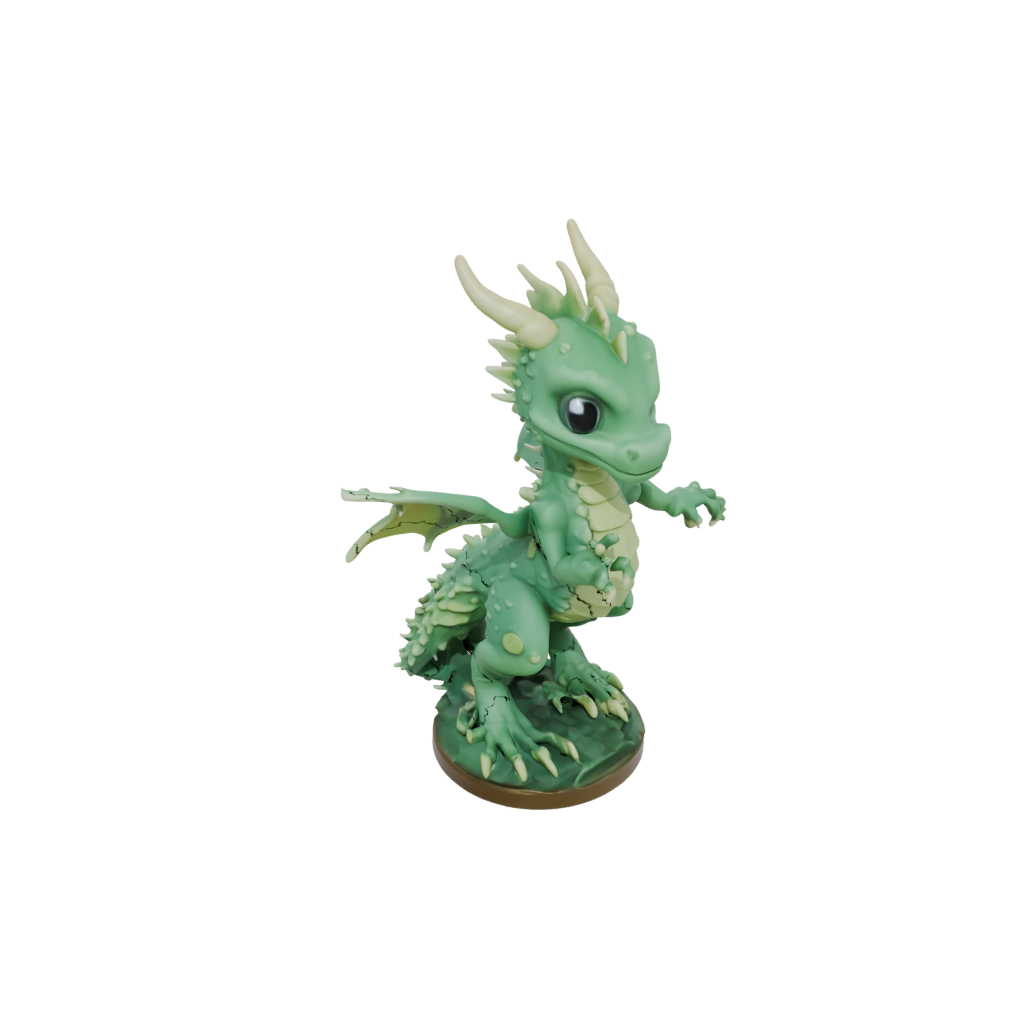 Glow Chibi Swamp Dragon