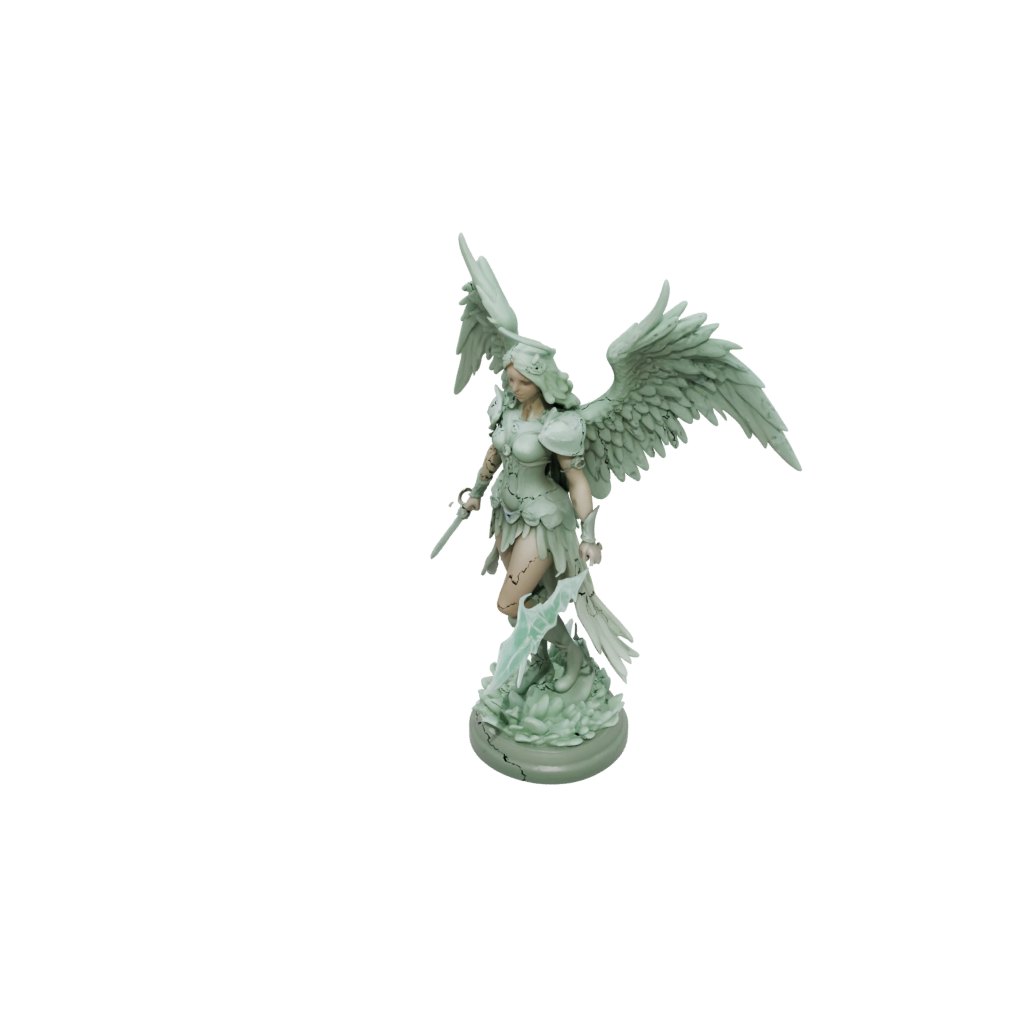 Glow Scene Celestial Angel Warrior