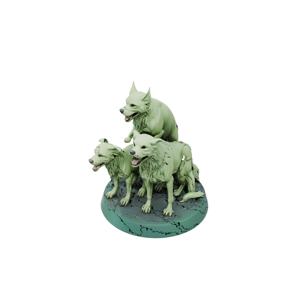 Glow Scene Cerberus Three-Headed Hound