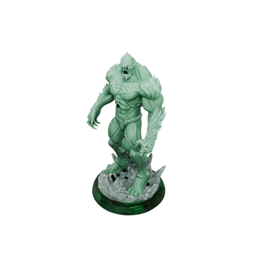 Glow Scene Ice Elemental Titan