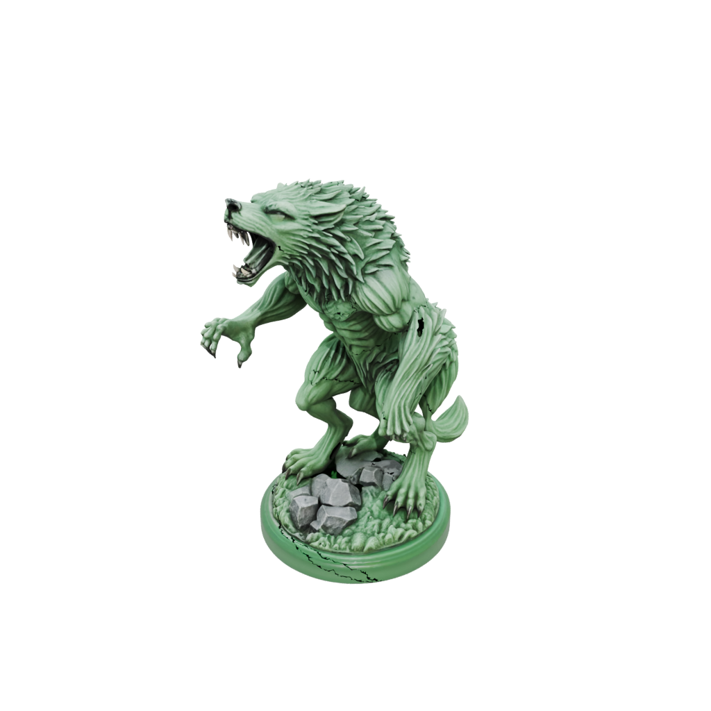 Glow Scene Werewolf Mid-Howl
