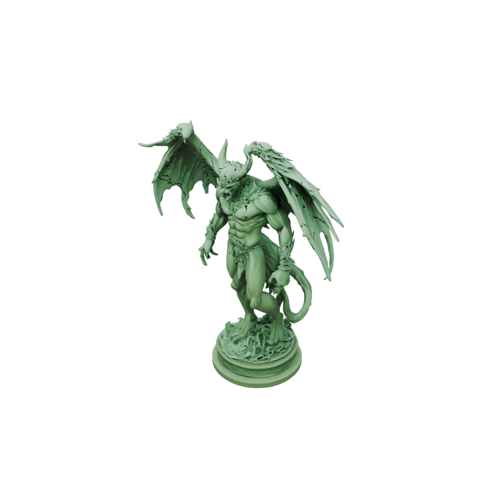 Glow Scene Winged Demon Lord