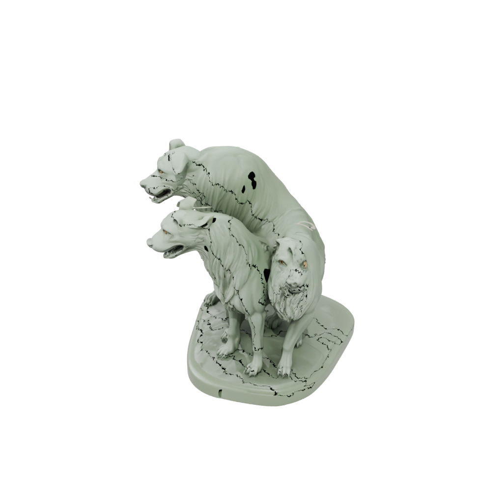 Glow Cerberus Three-Headed Hound