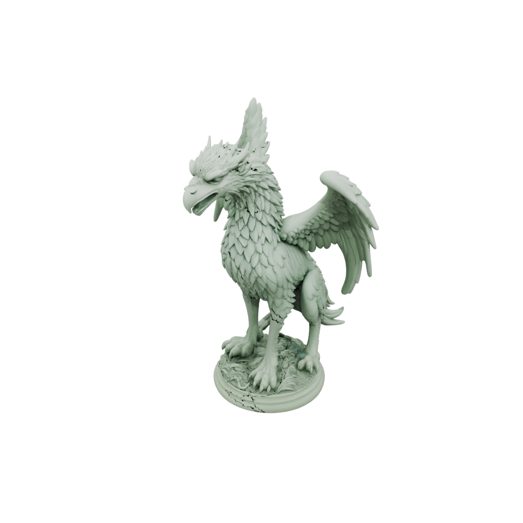 Glow Griffin Statue