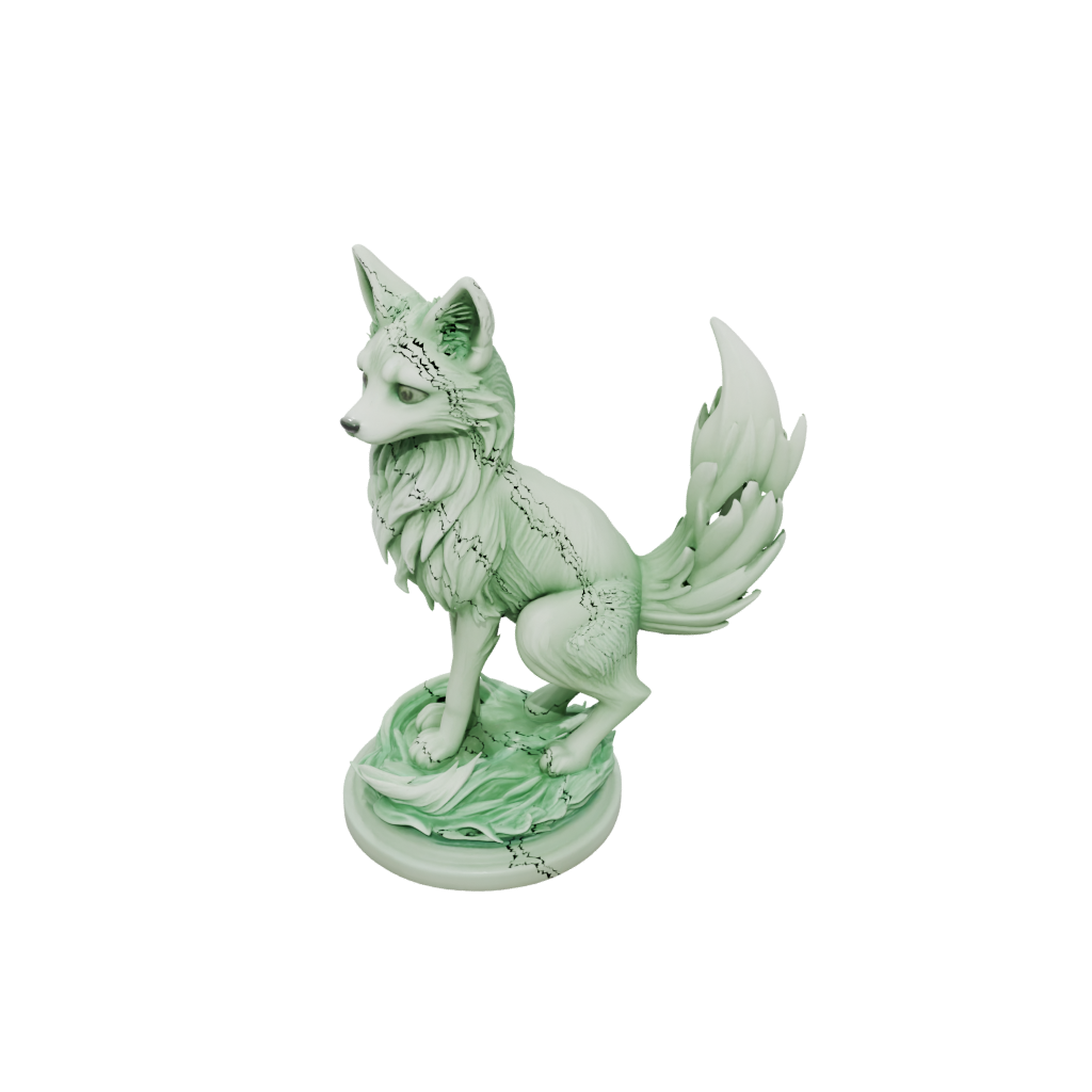 Glow Kitsune Nine-Tail Fox