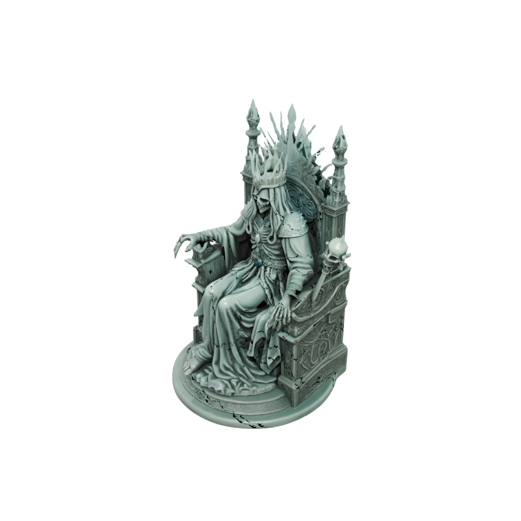 Glow Lich On Throne