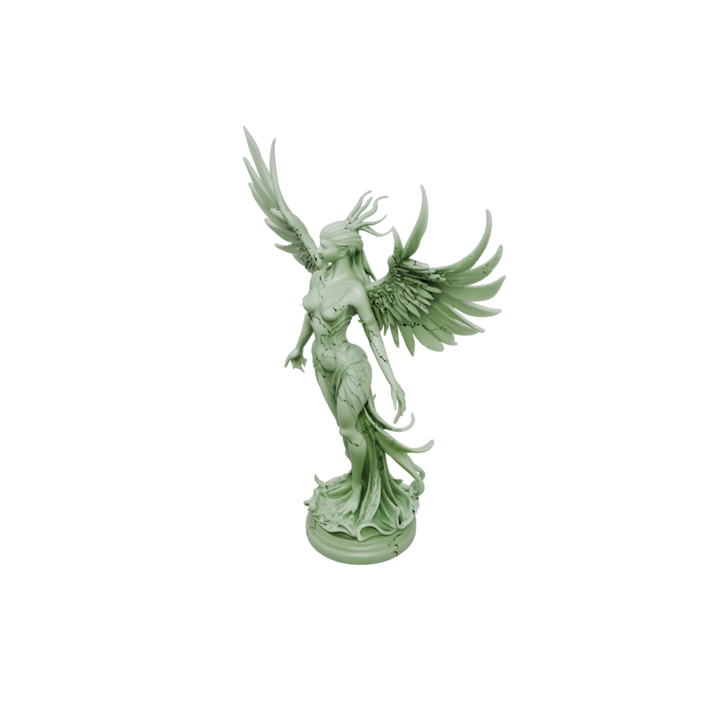Glow Phoenix Rising Sculpture