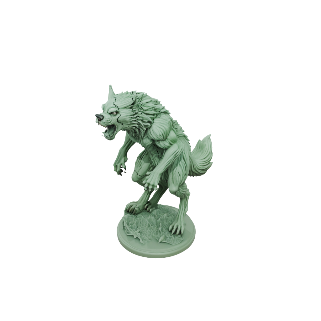 Glow Werewolf Mid-Howl