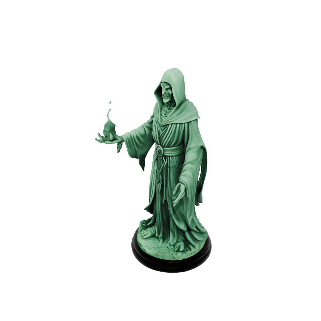 Glow Relief Dark Sorcerer Figurine