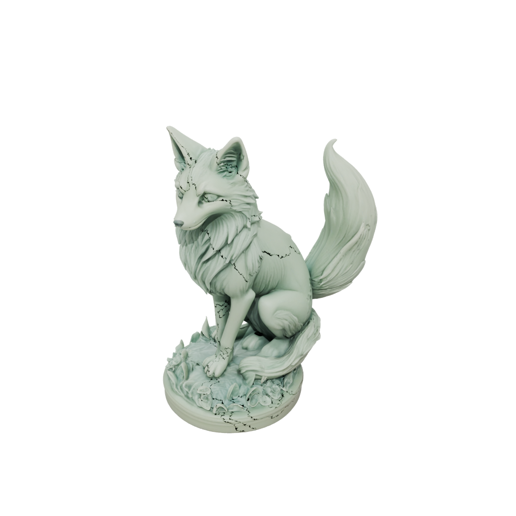 Glow Relief Kitsune Nine-Tail Fox