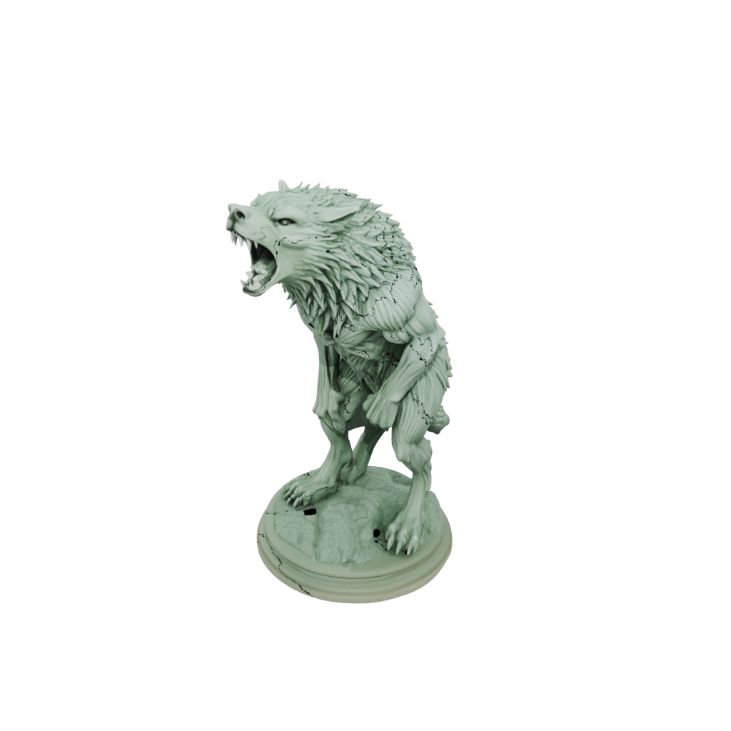 Glow Relief Werewolf Mid-Howl