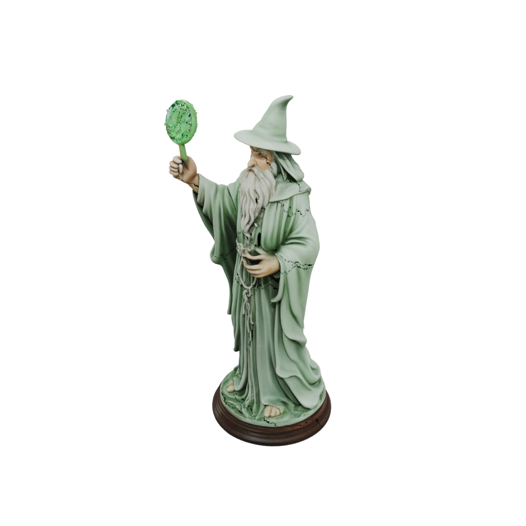 Glow Relief Wise Wizard Figure