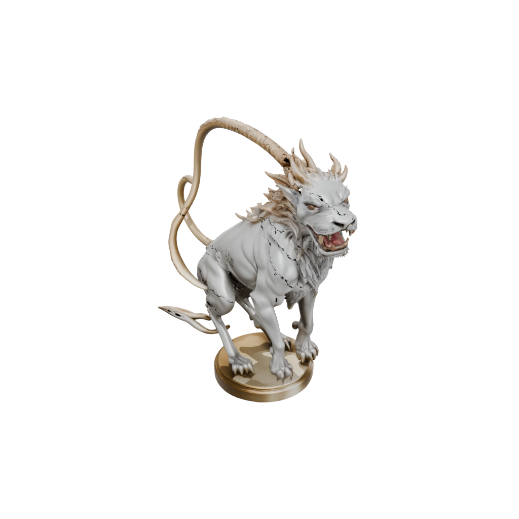 Gold Bust Chimera Beast