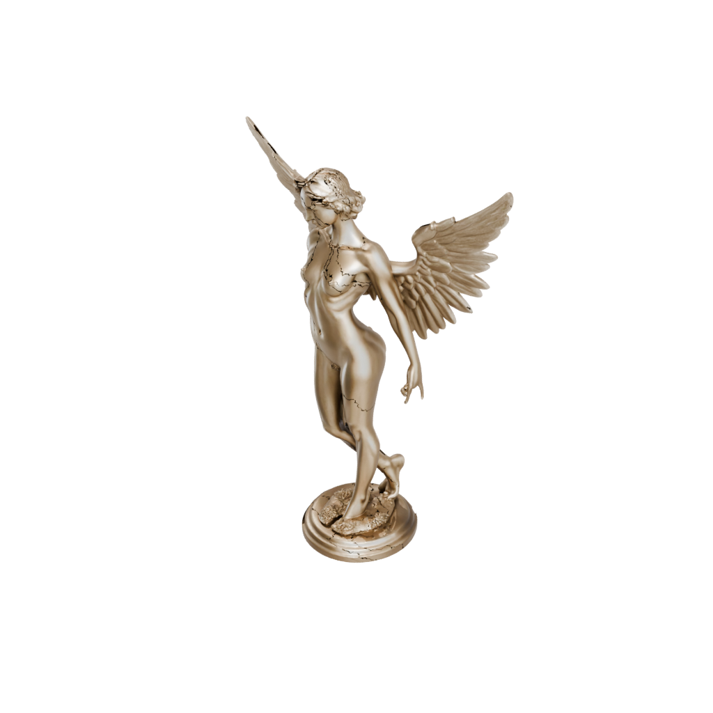 Gold Bust Fallen Angel