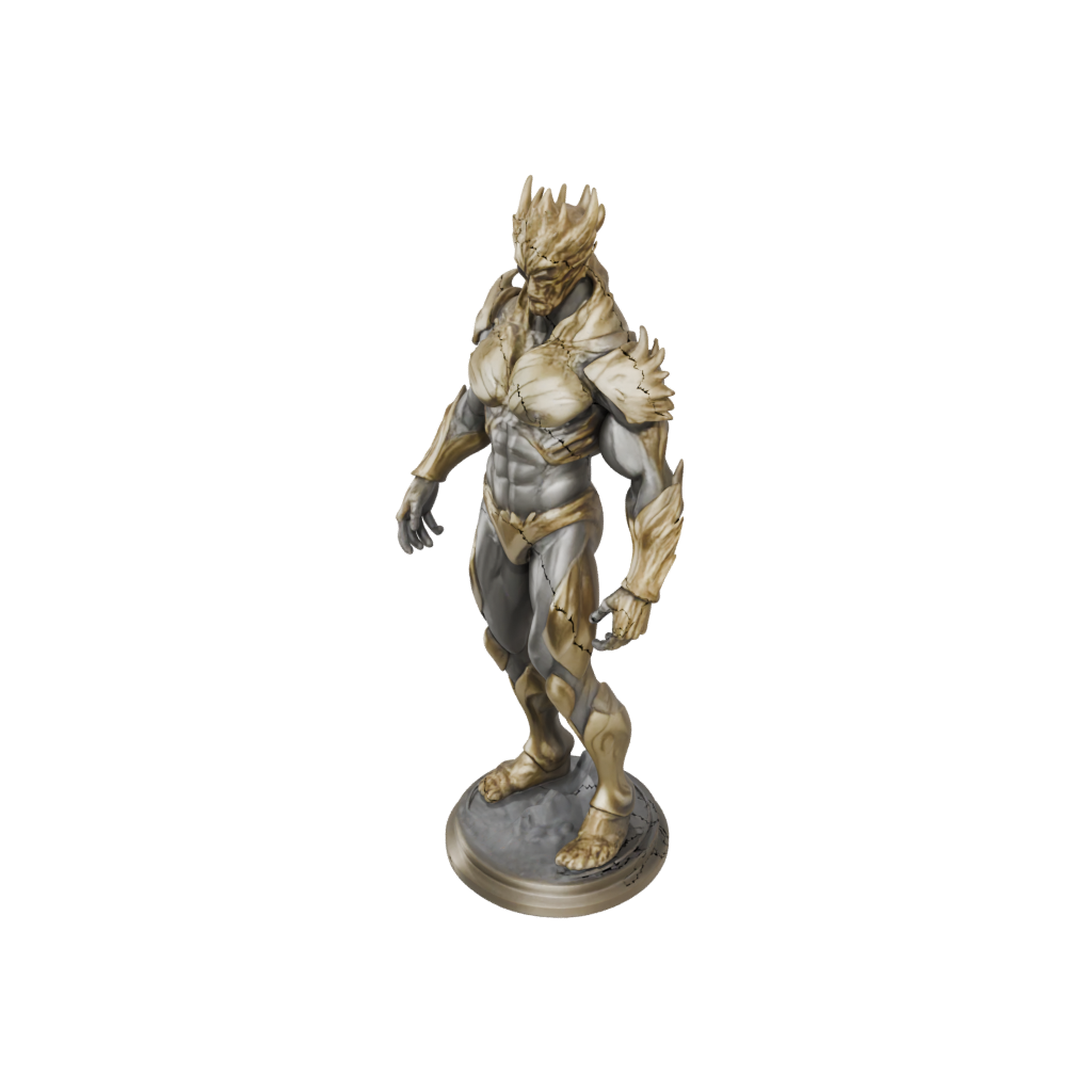 Gold Bust Fire Elemental Titan