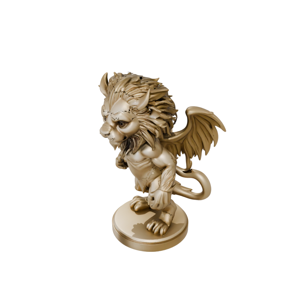 Gold Chibi Manticore