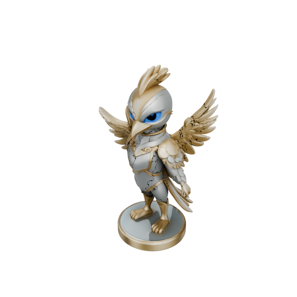 Gold Chibi Thunderbird