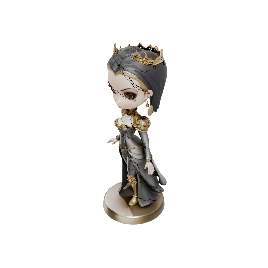 Gold Chibi Vampire Countess